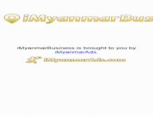 Tablet Screenshot of imyanmarbusiness.com